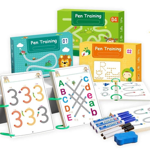 Pen Training Set – Educatief Schrijfoefeningen – Voor Kinderen