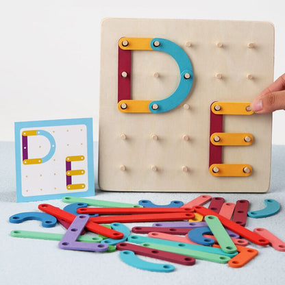 Educatief Vormpuzzel – Houten Bouwset – Voor Kinderen