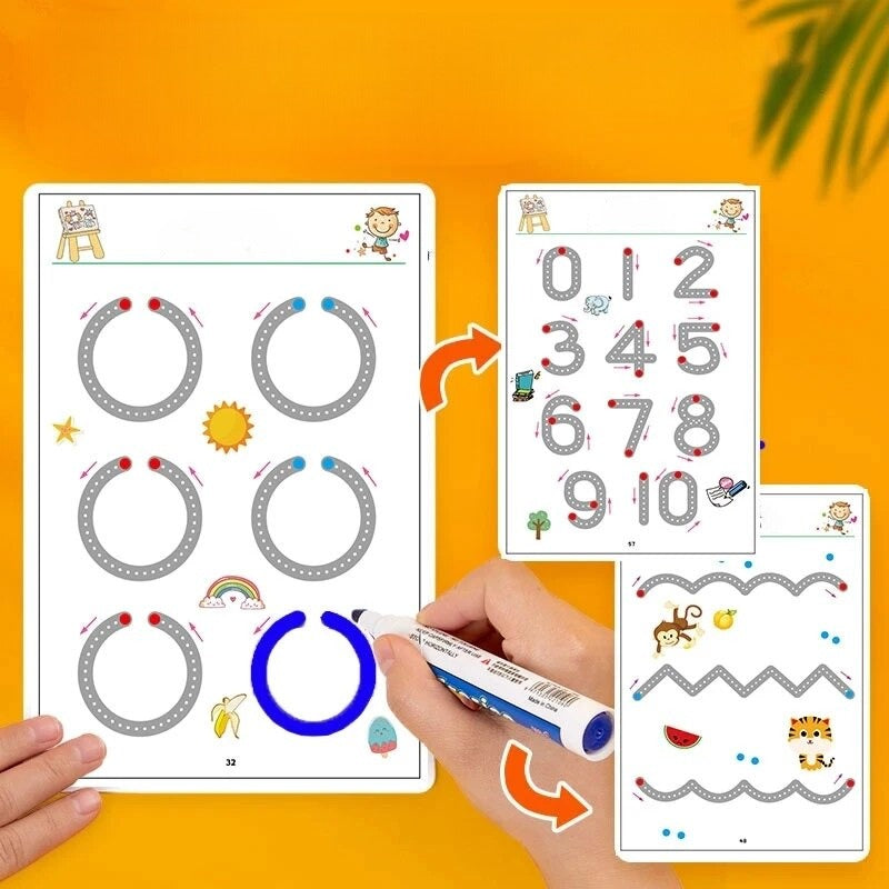 Pen Training Set – Educatief Schrijfoefeningen – Voor Kinderen