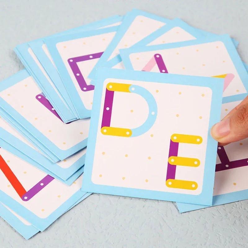 Educatief Vormpuzzel – Houten Bouwset – Voor Kinderen