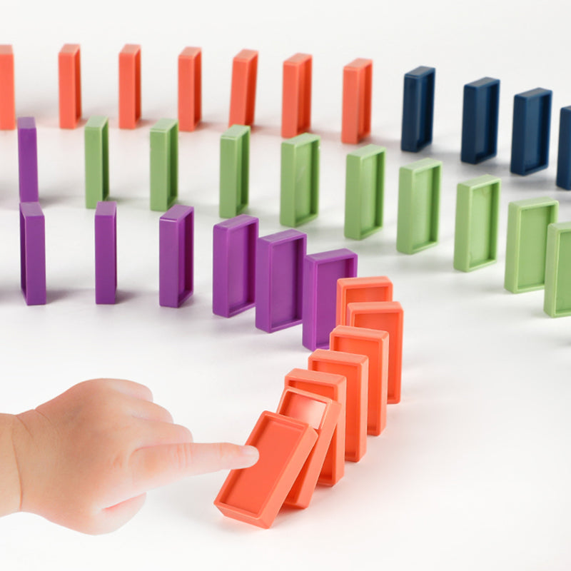 Domino Trein Speelgoed – Interactief – Voor Kinderen – Met Kleurrijke Blokken
