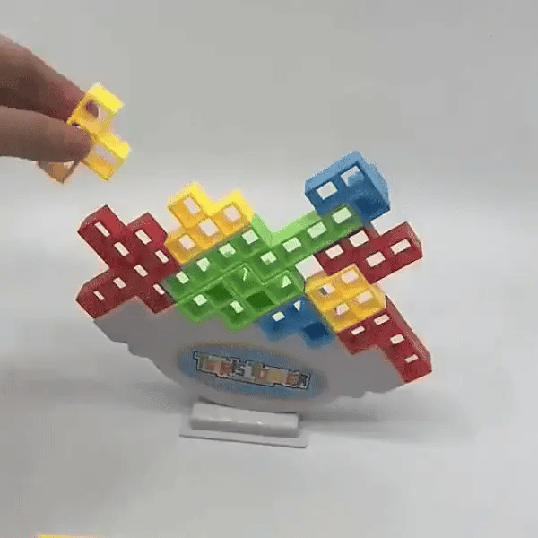 Kleurrijk Stapelspel – Leerrijk Spel – Voor Kinderen en Gezinnen – Creatieve Bouwpuzzel