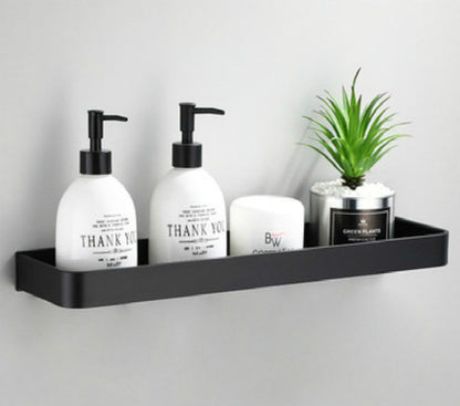 Wandplank – Zwart – Opbergruimte – Voor badkamer & keuken