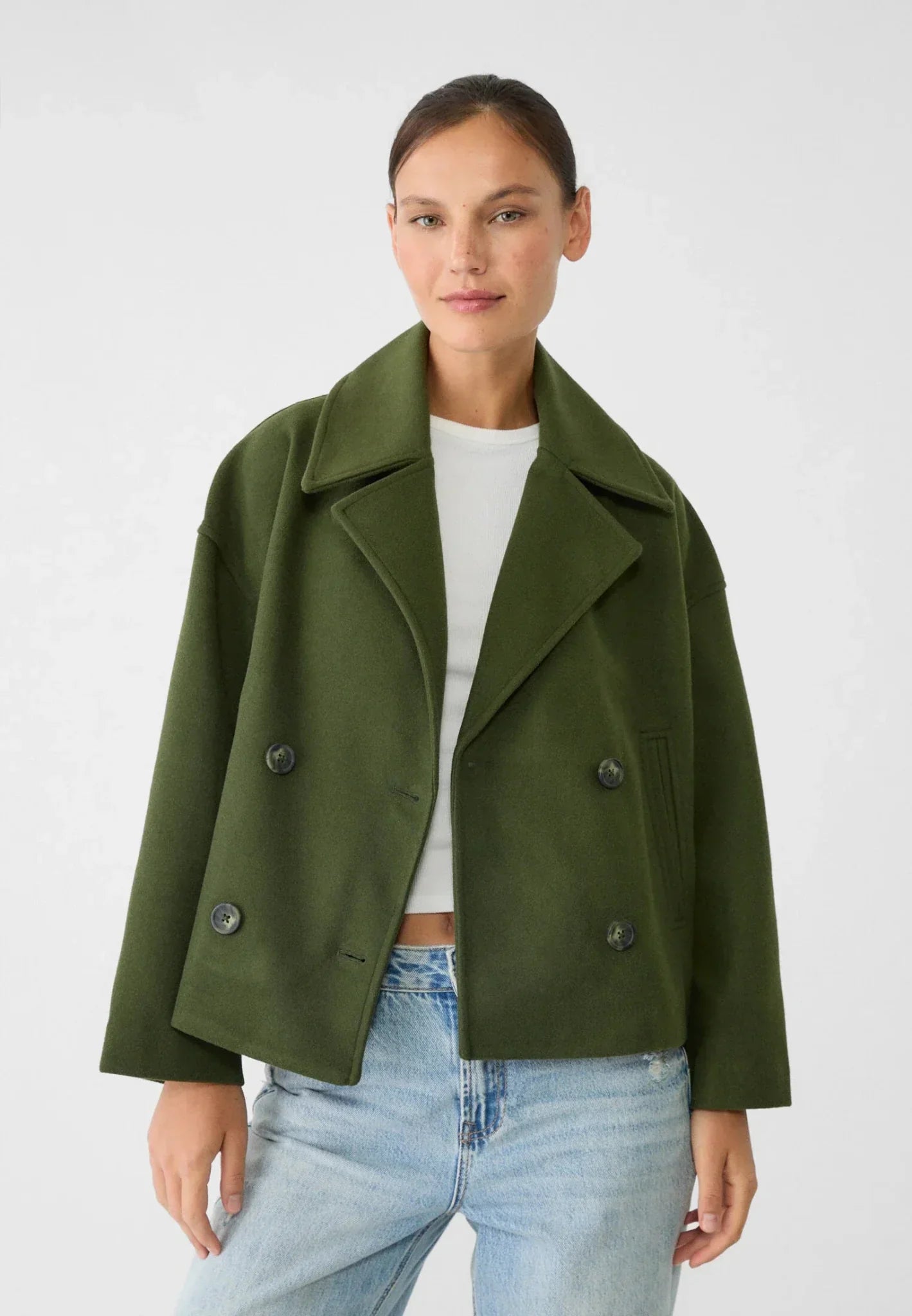 Dames Jas – Dubbele knopen – Stijlvol – Voor de lente en herfst