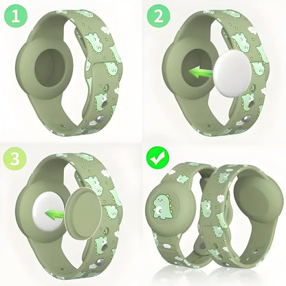 GPS Armband voor Kinderen – Veiligheidsarmband – Met Leuke Dierenillustraties