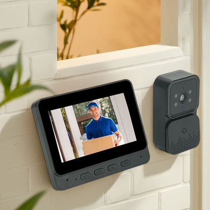Draadloze Deurbel Camera – 1080P Resolutie – Nachtzicht – Voor Buiten