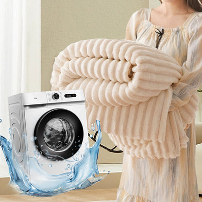 Zachte Plaid – Ribbels – Warm – Voor Comfort en Ontspanning