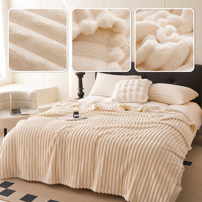 Zachte Plaid – Ribbels – Warm – Voor Comfort en Ontspanning