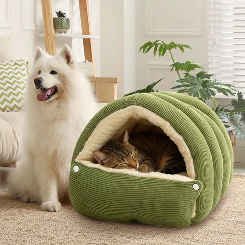 Huisdierenmand – Gezellige Slaapruimte – Voor Katten en Honden – Warme Stoffen