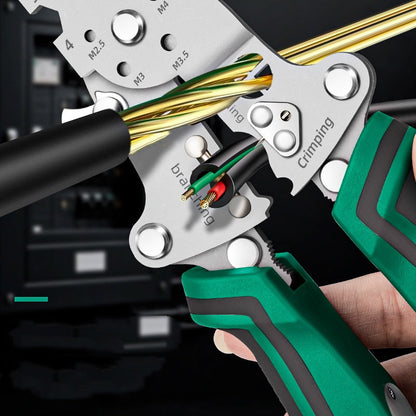 Krimp- en draadstriptang – elektrisch gereedschap – met LED-indicator – voor elektrische installaties