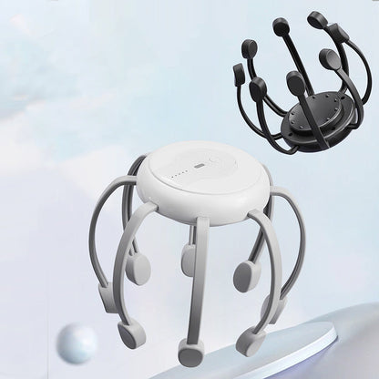 Octopus Hoofdmassageapparaat – Verstelbare Armen – Draadloos – Voor Ontspanning