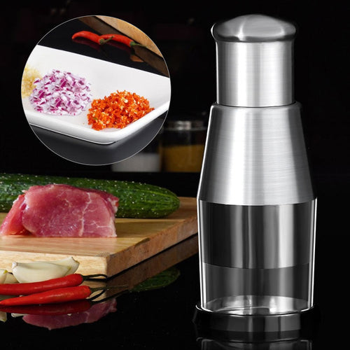 Rvs Knoflook- en Specerijen Molen – Multifunctioneel – Voor Keuken